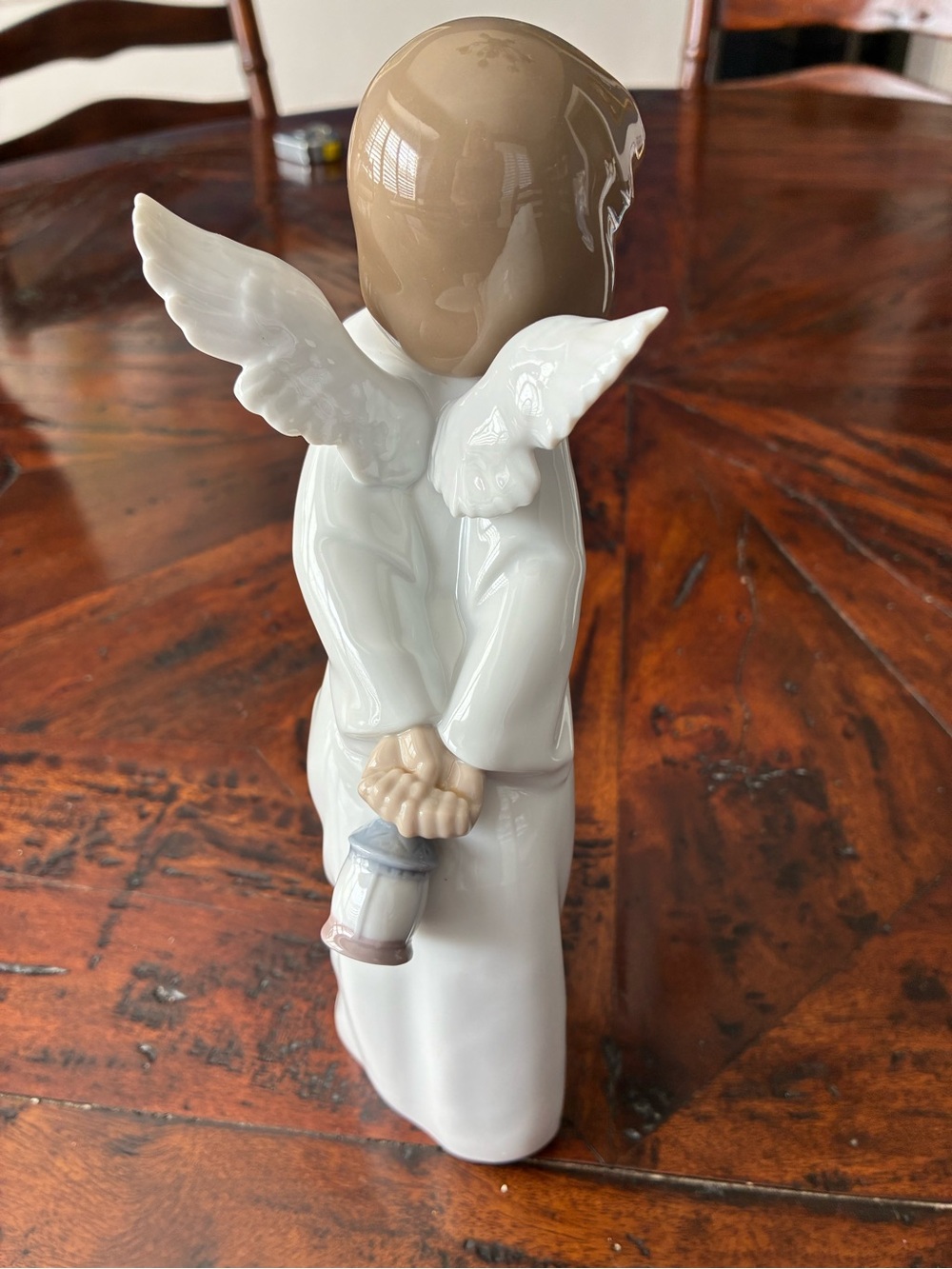 Lladro Curious Angel Porcelain Figurine - Picture 3 of 4